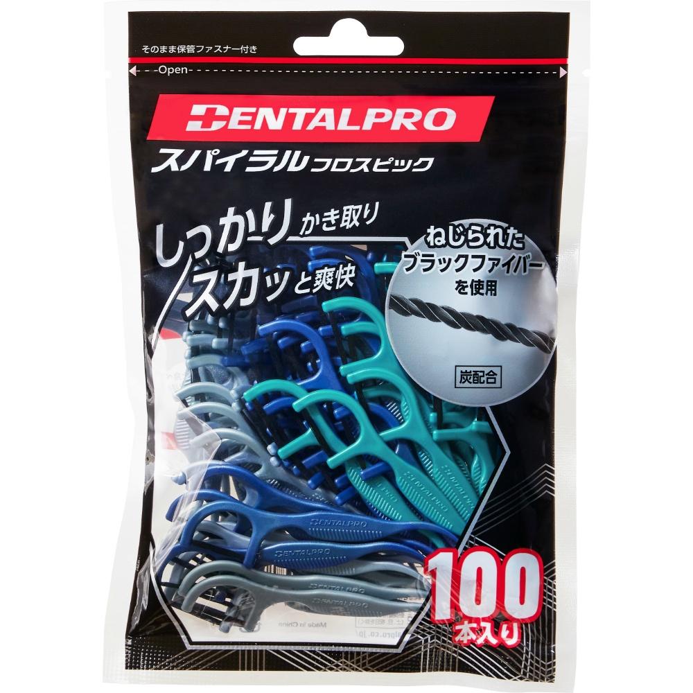 Dental Pro Spiral Floss Pick, 100-count