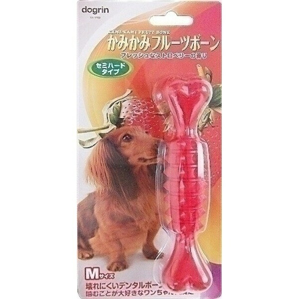 Super Cat Chewable Fruit Bone M Strawberry