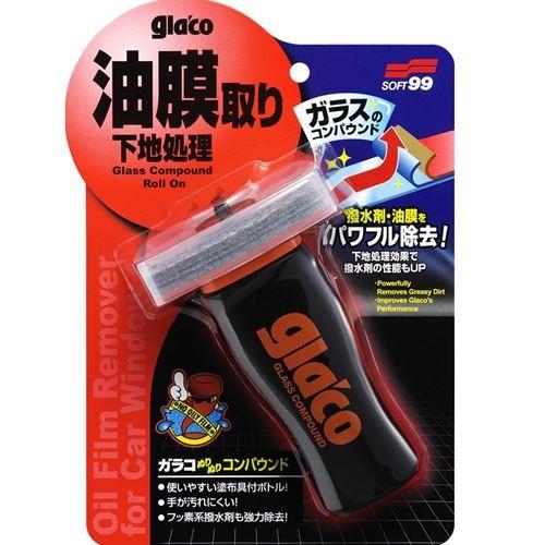 SOFT99 glaco Glass Cleaner glaco Wipe-On Compound Removes dirt, oil film, and glass coating agents from glass surfaces 04101