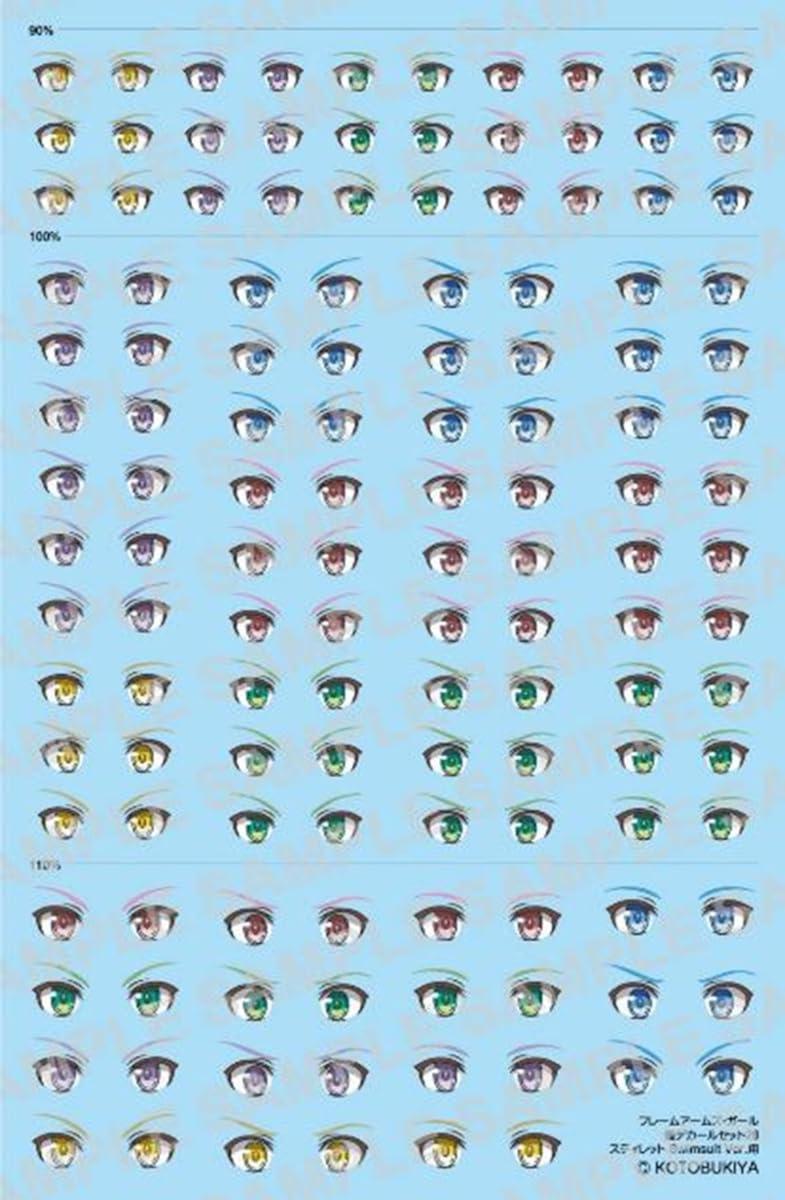 FA028D Frame Arms Girl Hitomi Decal Set 28 for Stiletto Swimsuit Ver.