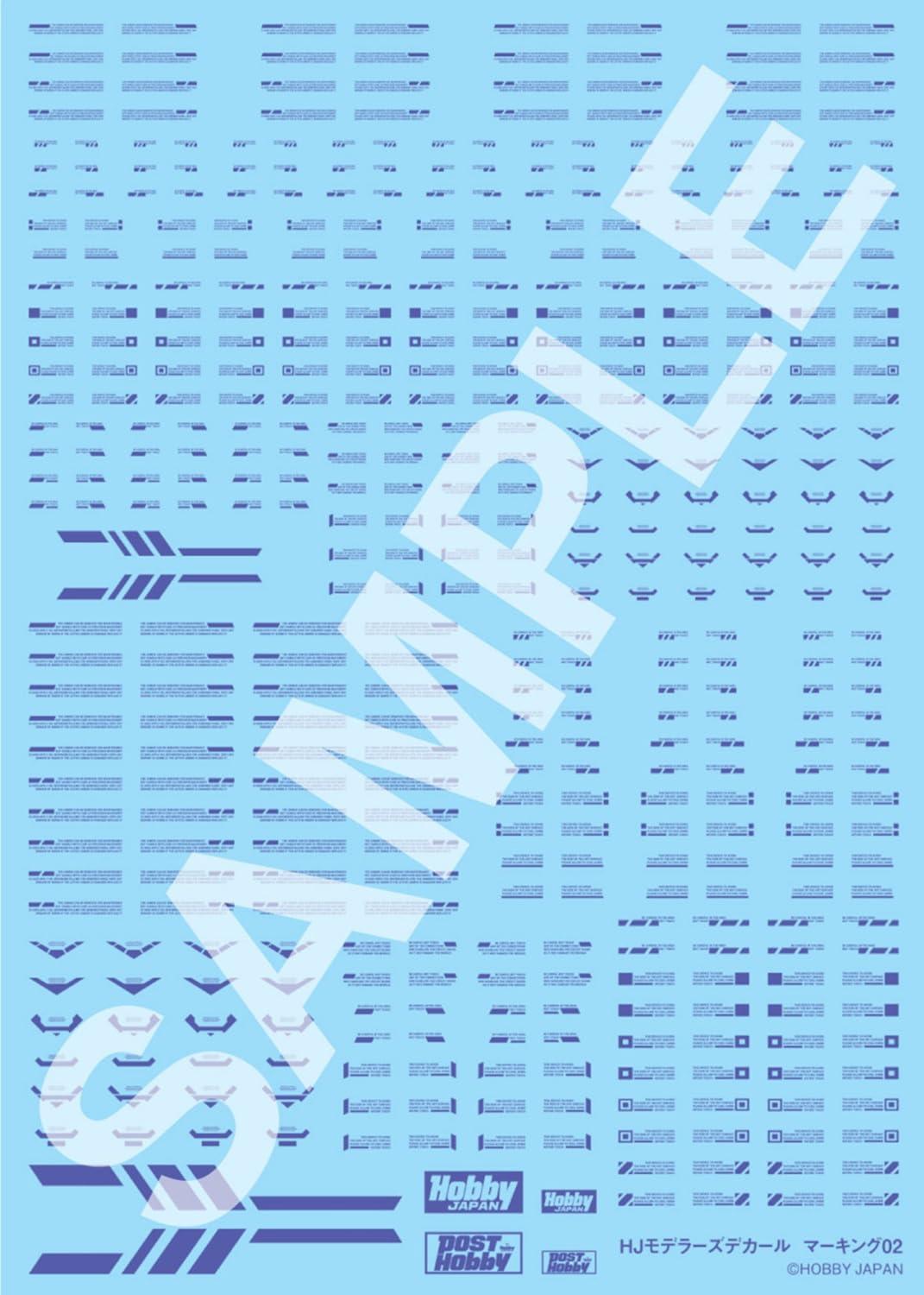 HJ Modelers Decal Marking 02 [AD Blue]