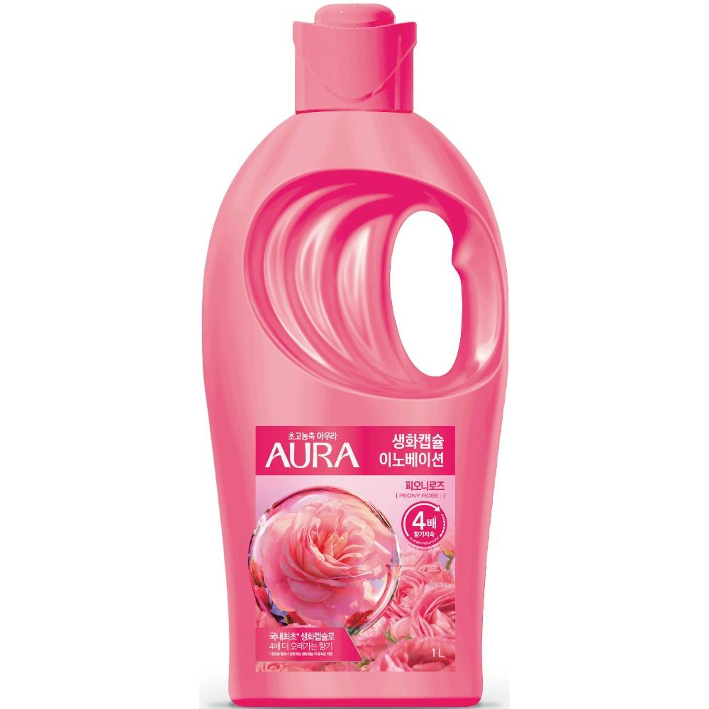 Fragrance Saffron Fabric Softener AURA Fresh Flower Capsule Peony Rose Main Unit