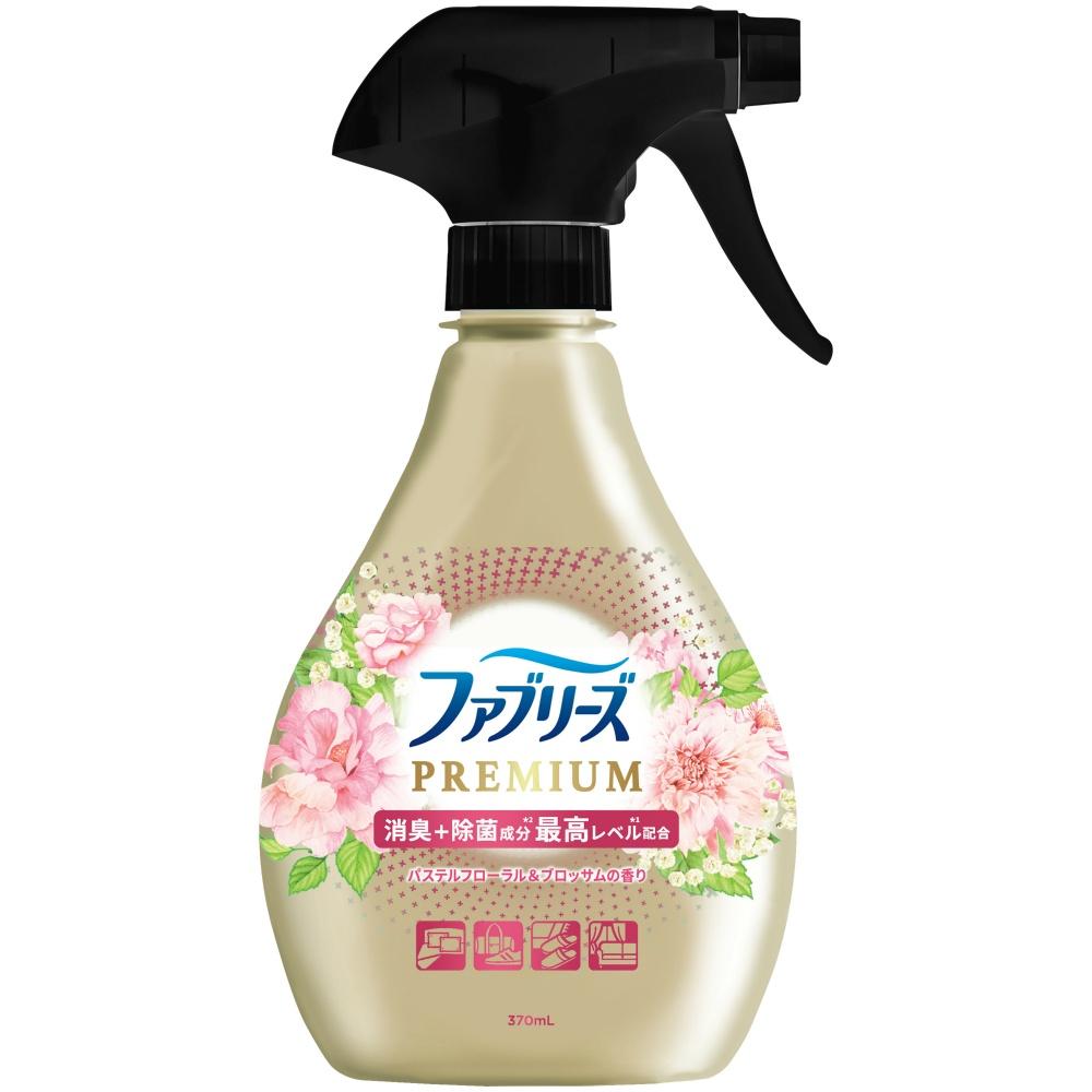 Fabreeze Deodorizing Spray PREMIUM Deodorizing + Antibacterial Ingredients at Highest Level Deodorizer for Clothing & Fabric Items Pastel Floral & Blossom Scent 370mL Bottle