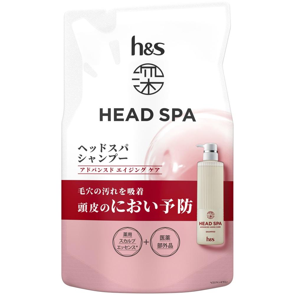H&S Deep Head Spa Shampoo 350g Refill Advanced Aging Care H&S