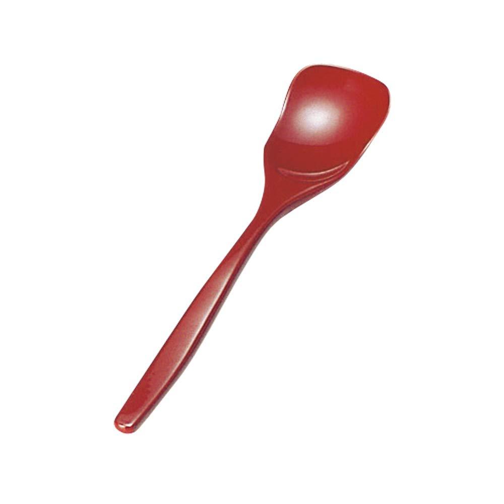 Yamaco Yumi Professional Use Genuine Lacquer Ice Cream Spoon Vermilion yamaco08147
