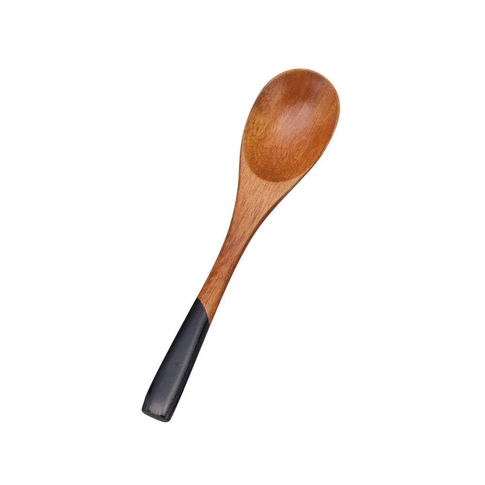 Yamaco Yumi Professional Use Genuine Lacquer Spoon Black Handle yamaco08526