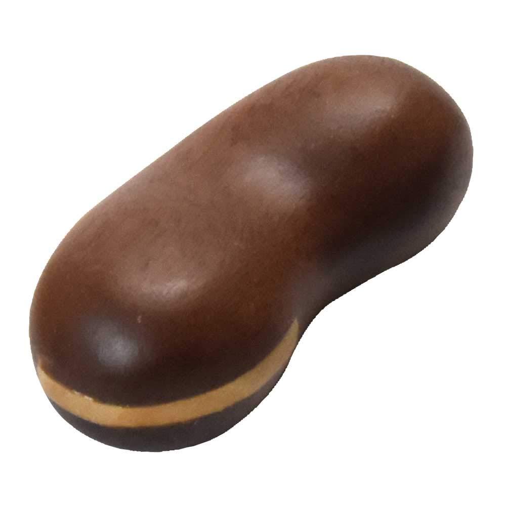 Yamaco Yumi Commercial Use Wooden Broad Bean-Shaped Chopstick Rest Light Brown yamaco08902