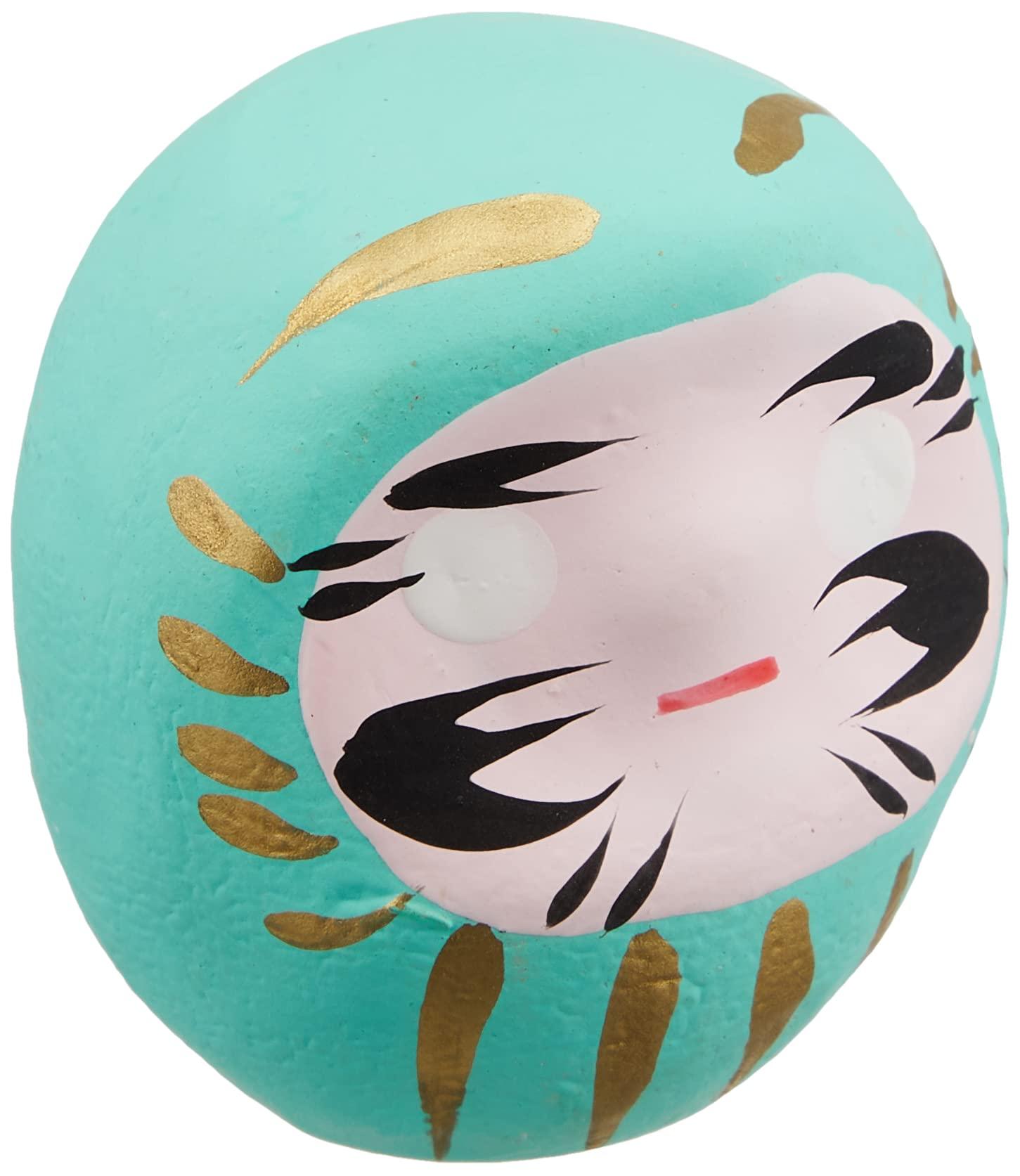 Yamako Temahima Workshop Feng Shui Daruma Doll Green Boosts Health & Beauty Luck Has the power to heal fatigue yamaco85047