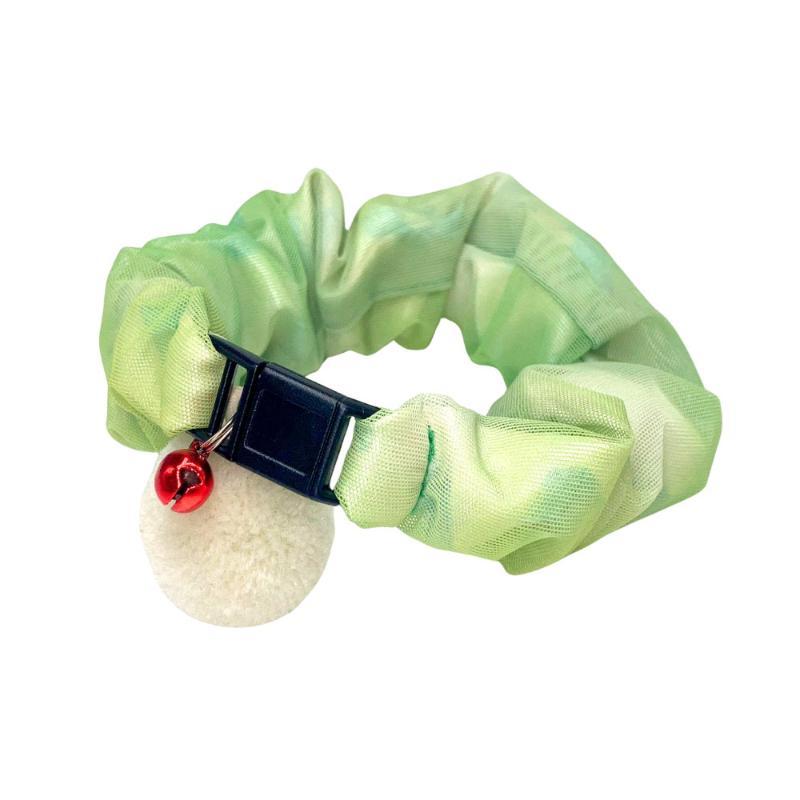 Cat-Attracting Fluffy Soft Stretchable Accessory Collar Cream Soda Accessory Color Lime