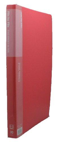 Beuton Ring Binder A4 30-Hole Red RB-A4-R
