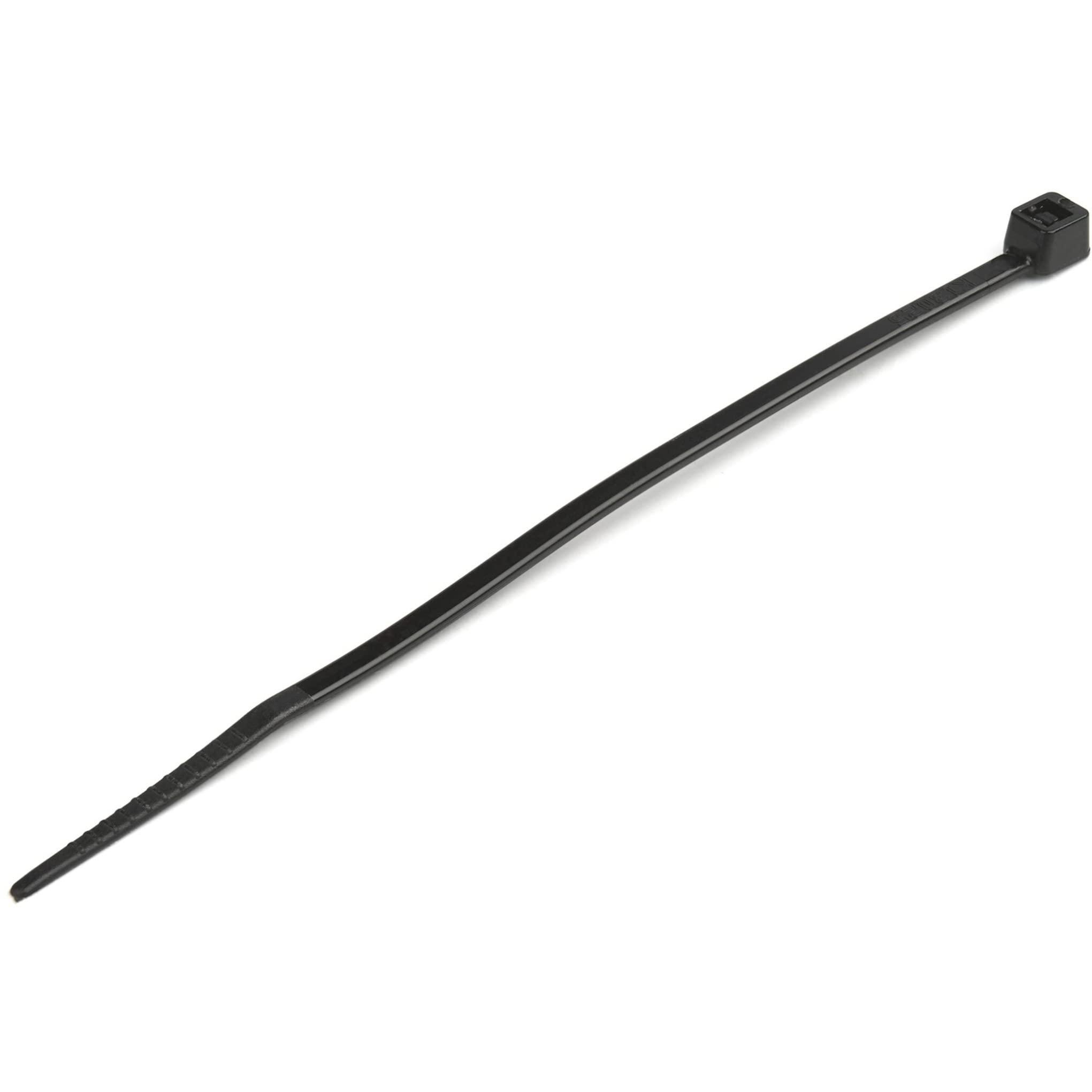 StarTech.com Cable Ties / Nylon Cable Ties Width 2.5mm × Length 10cm Black CBMZT4B 1 pack (100 pieces)