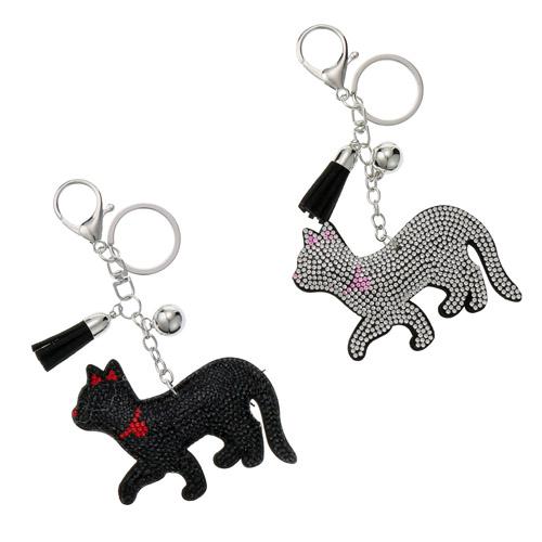 Sparkly Cat Walking Charm