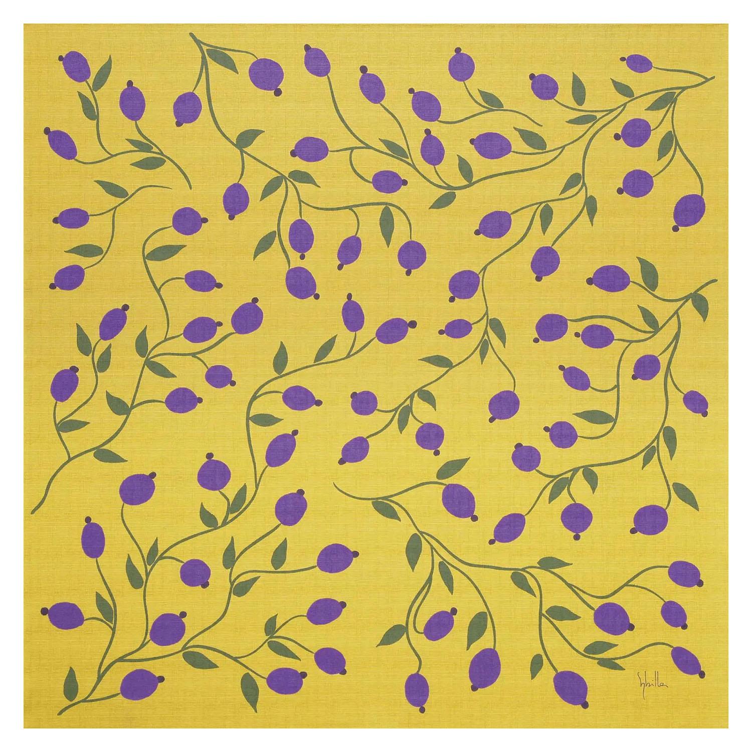 Sibira Cotton Double-Width Furoshiki Wrap - Grosgrain