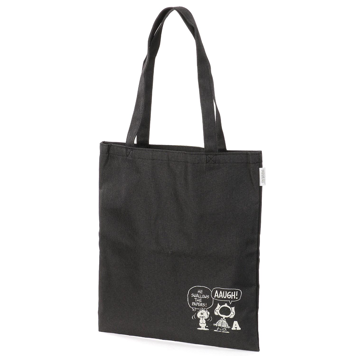 Snoopy Initial A4 Tote Bag A
