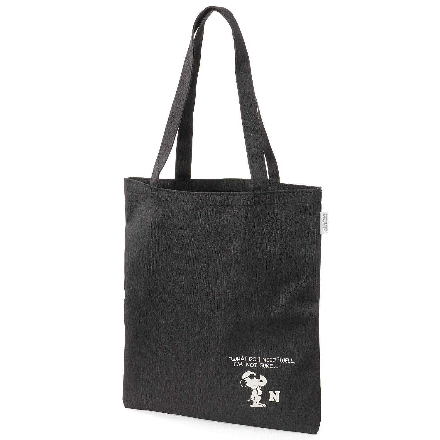 Snoopy Initial A4 Tote Bag N