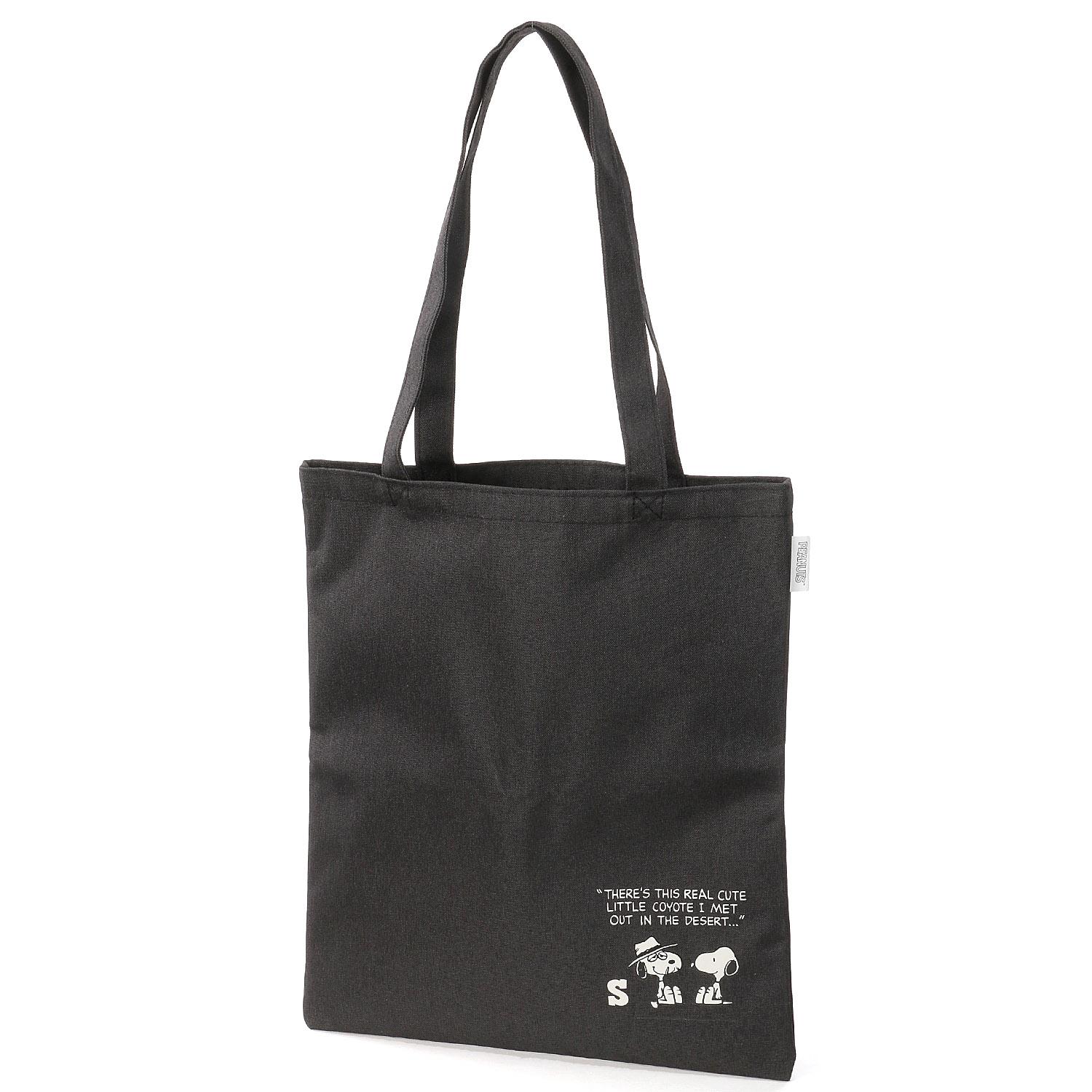 Snoopy Initial A4 Tote Bag S