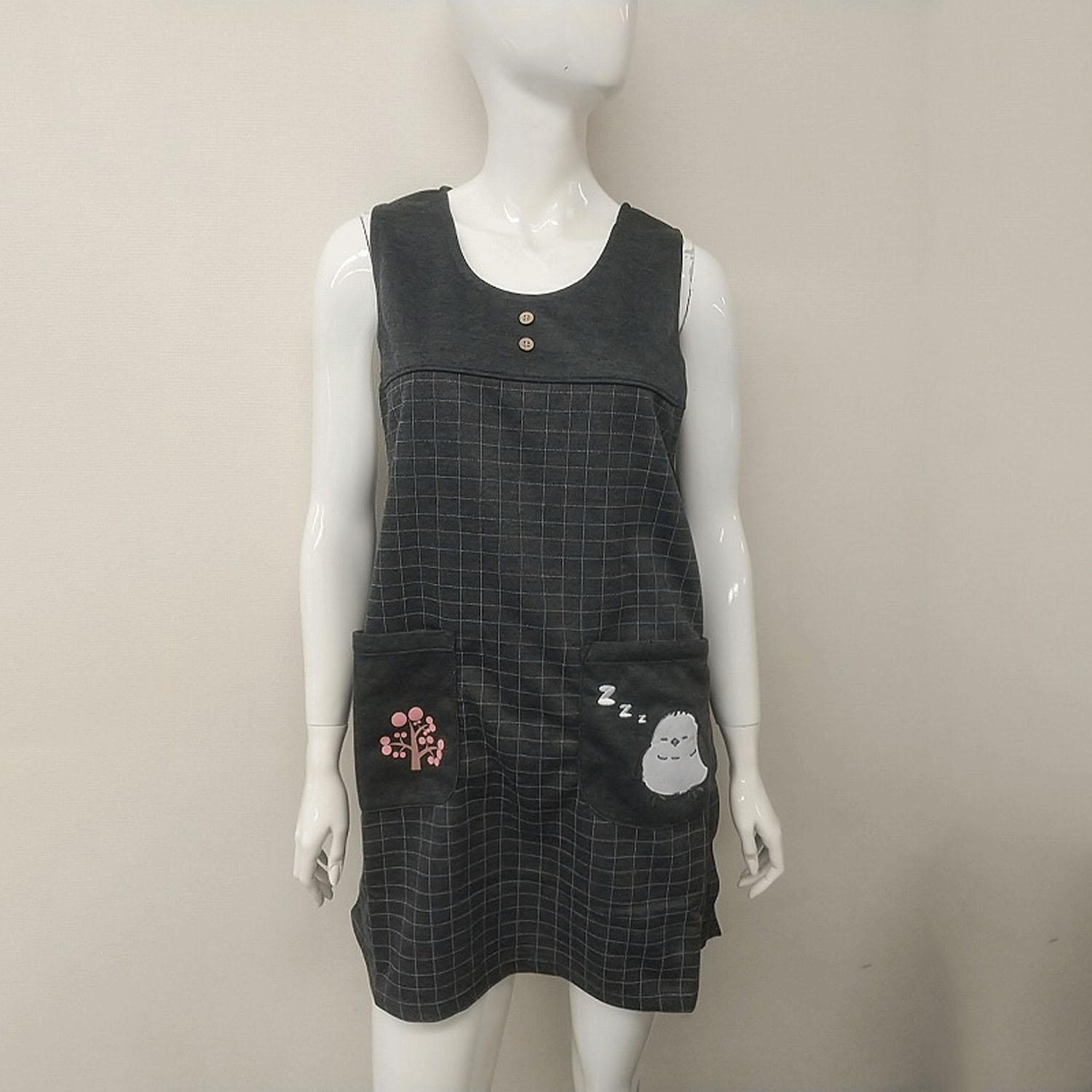 Cardboard lattice pattern Long-tailed tit appliqué