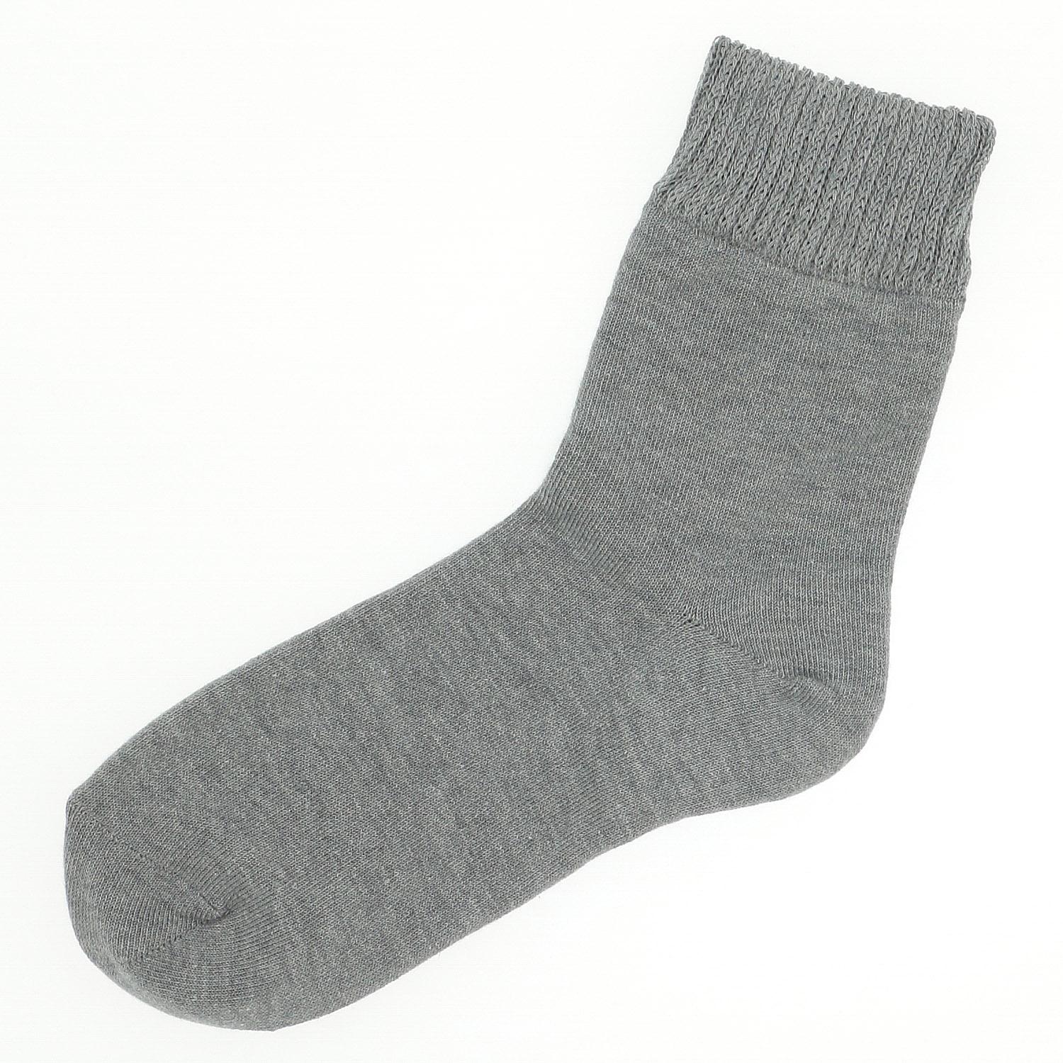 Easy-to-wear heel care socks Boxed, Gray
