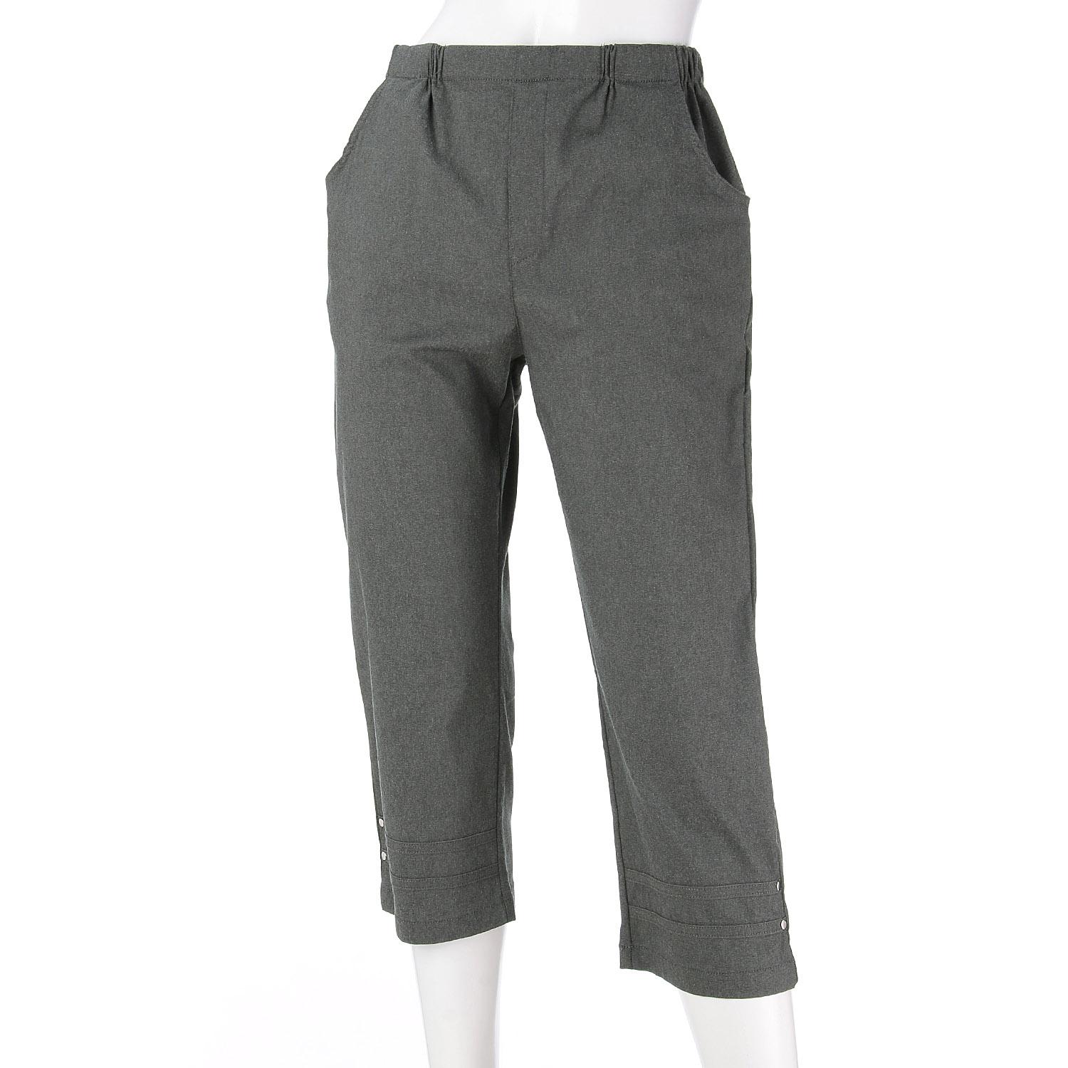 Cotton-Blend Stretch Cropped 52-Inch Length