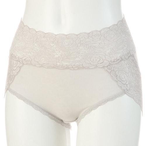 Rose Lace Panties 3L Light Gray EL (3L)