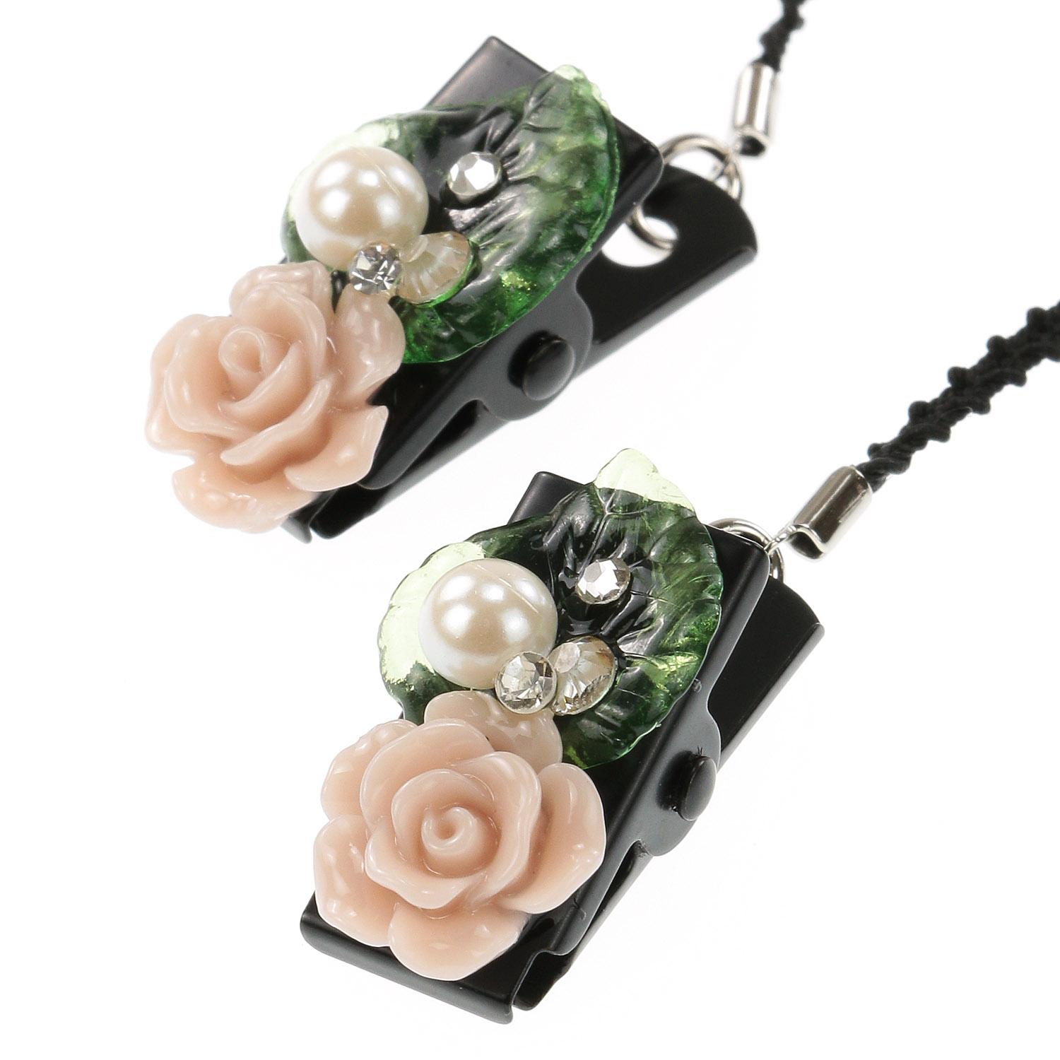 Made in Japan Hat Clip Pearl Rose