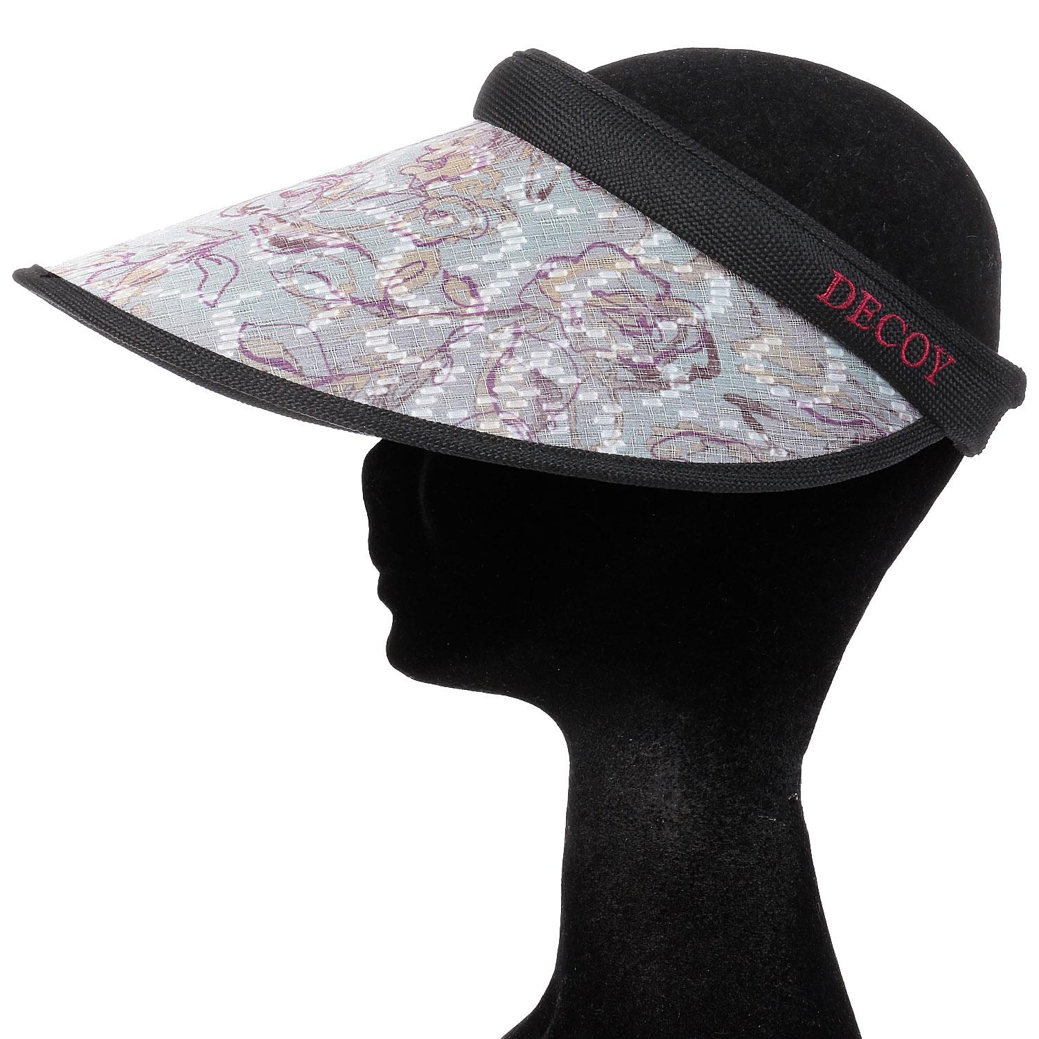 Line Drawing Flower Clip Visor