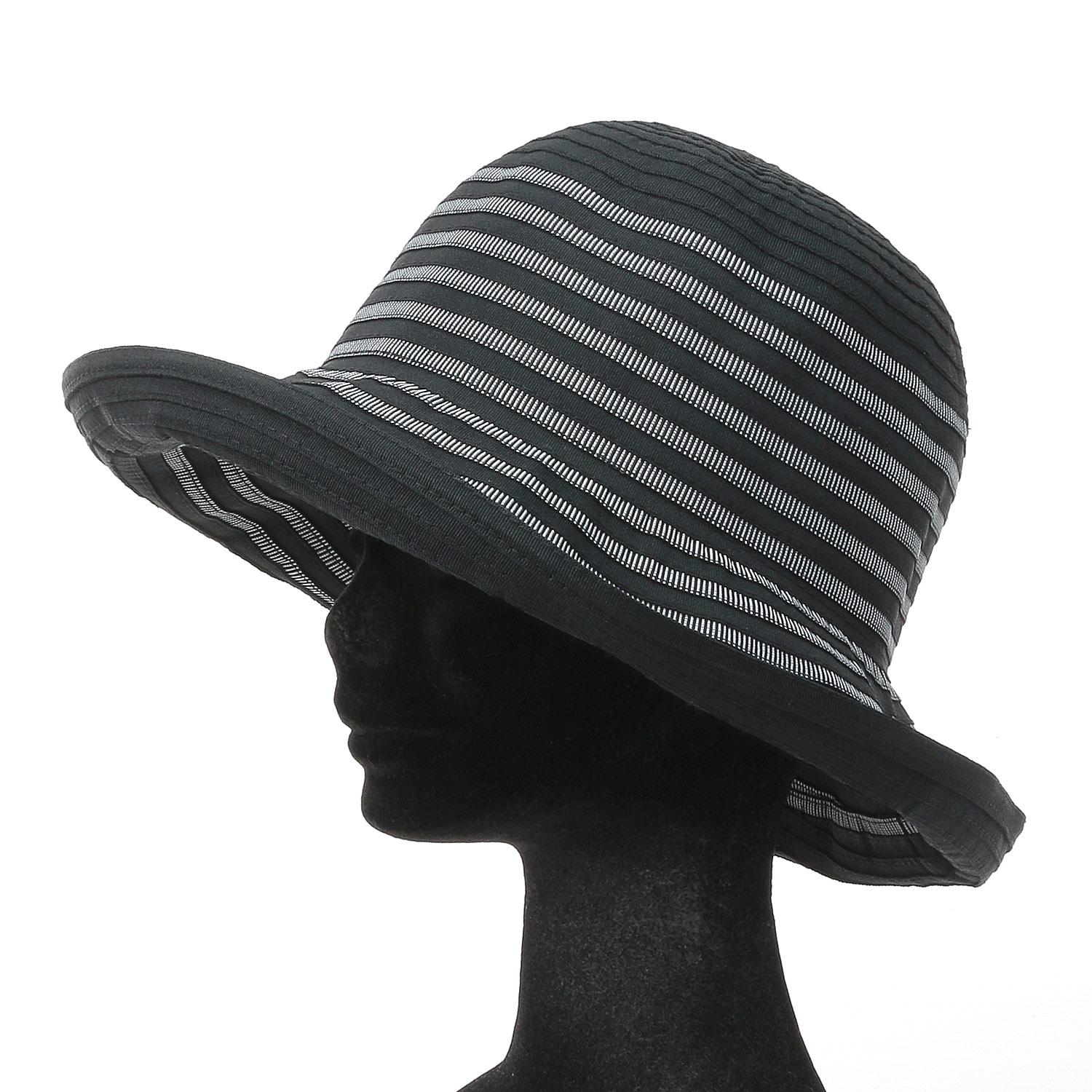 Grosgrain-Border Sailor Hat