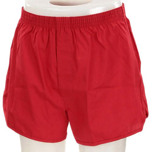 Red briefs, front-opening boxer briefs