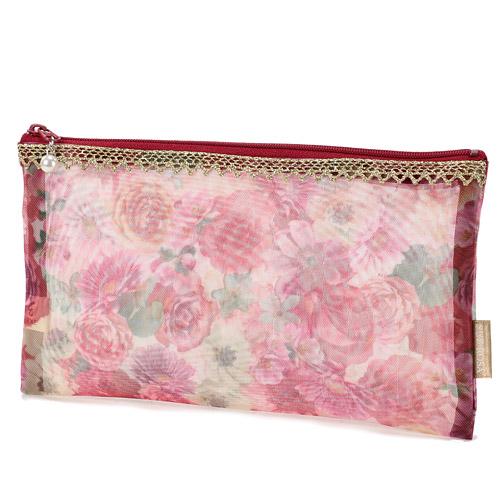 Floral Mesh Mask Case
