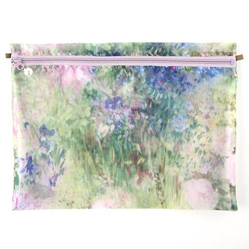 Organza Flat Pouch 02 Light Green