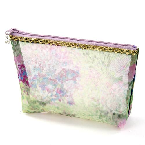 No. 03 Pattern Ended  Gold Tape Mesh Pouch Medium  No. 02 Light Green