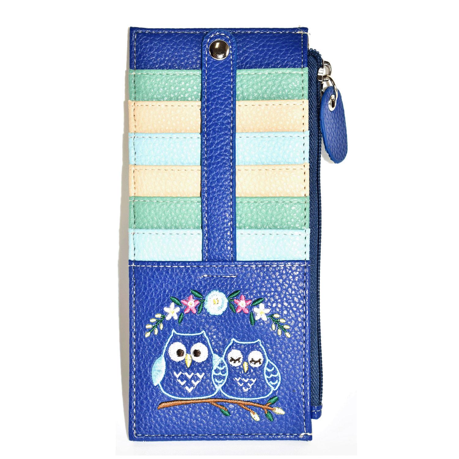 Flower Owl Card Case