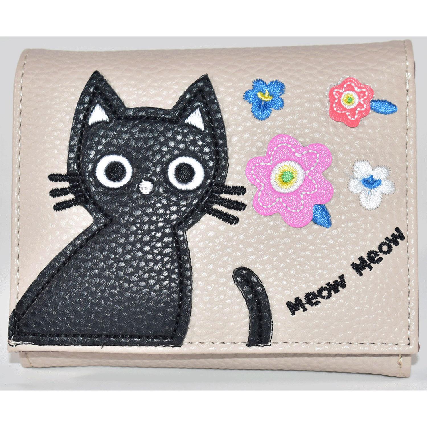 Cat Patchwork Bifold Wallet