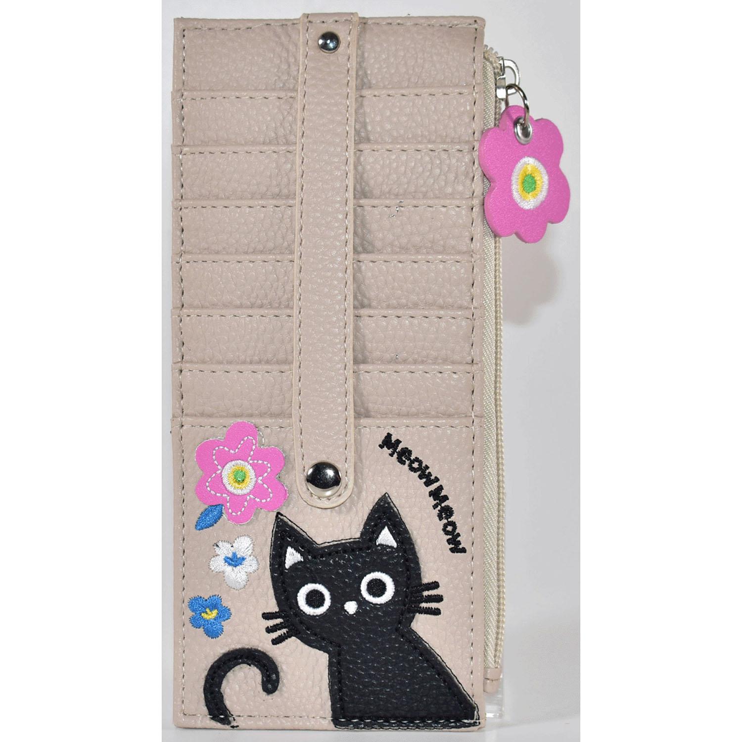 Cat Patchwork Card Case