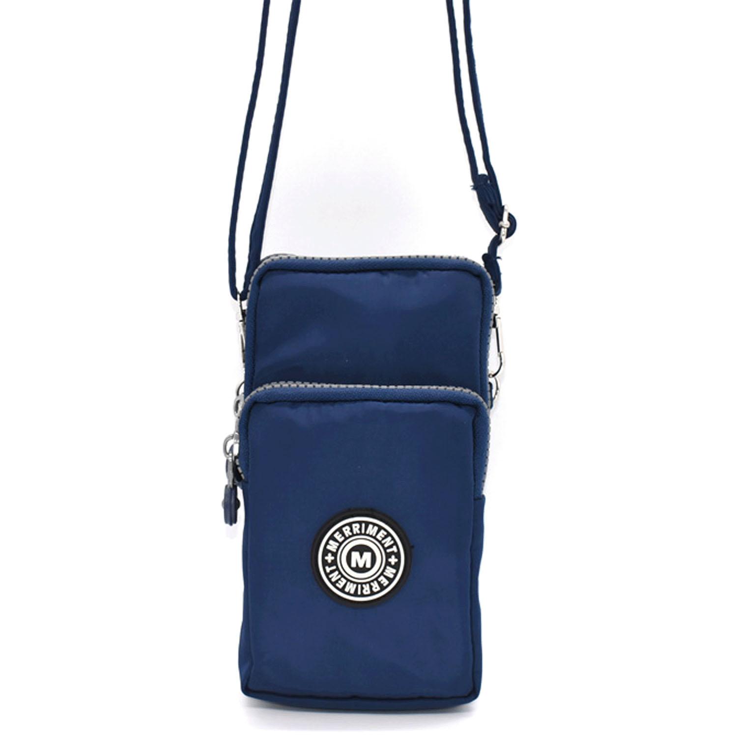 MERRIMENT Vertical Mini Shoulder Bag - Navy