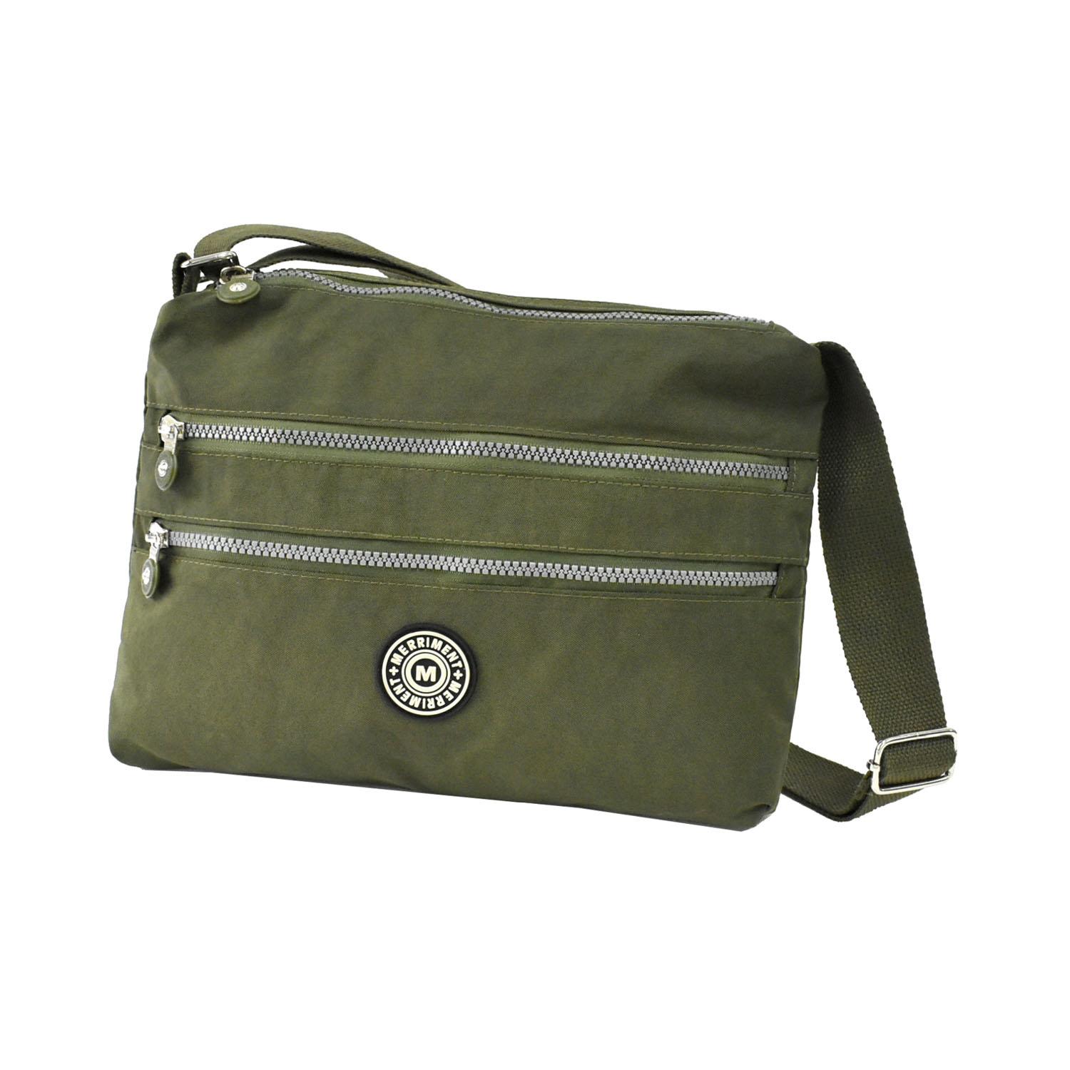 MERRIMENT Lightweight Nylon Convenient Shoulder Bag - Green