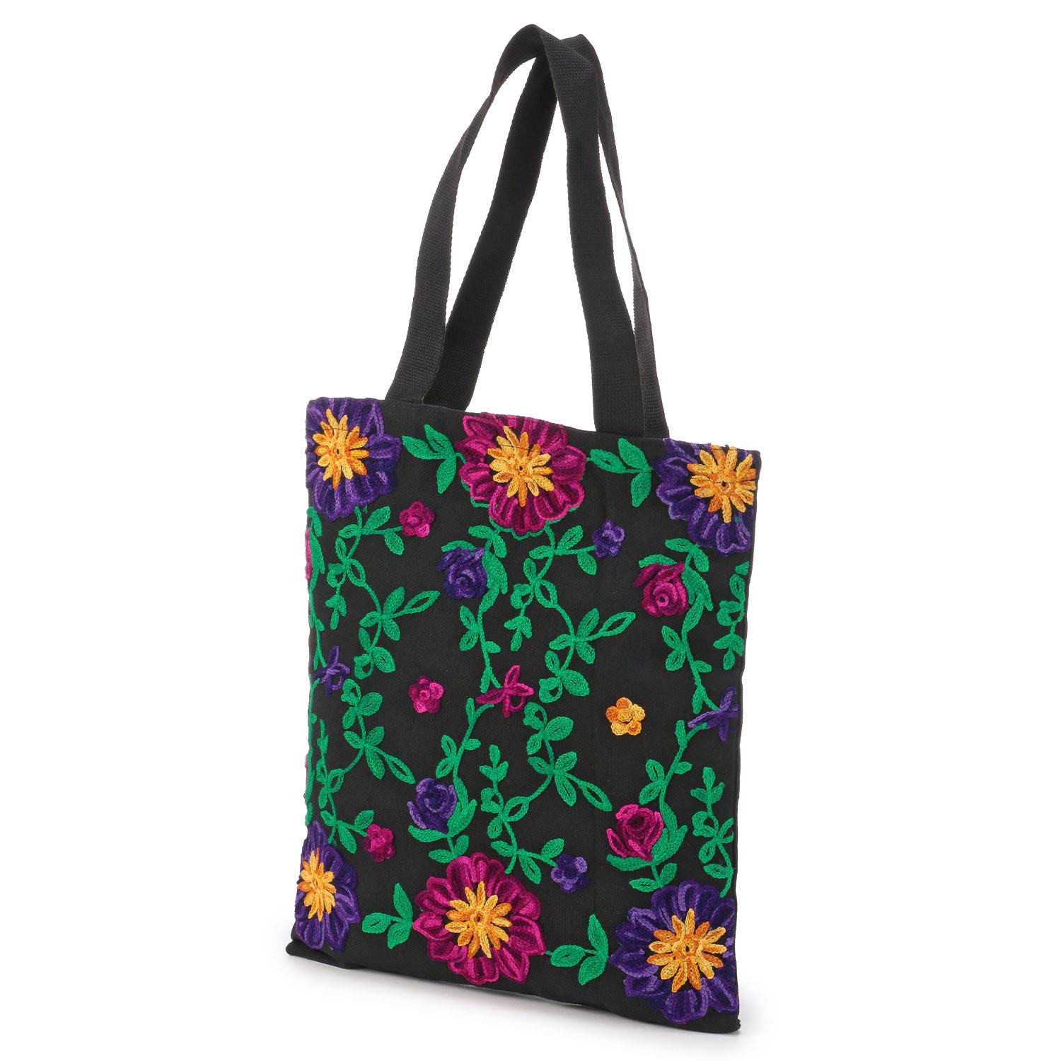 Embroidered Tote Bag