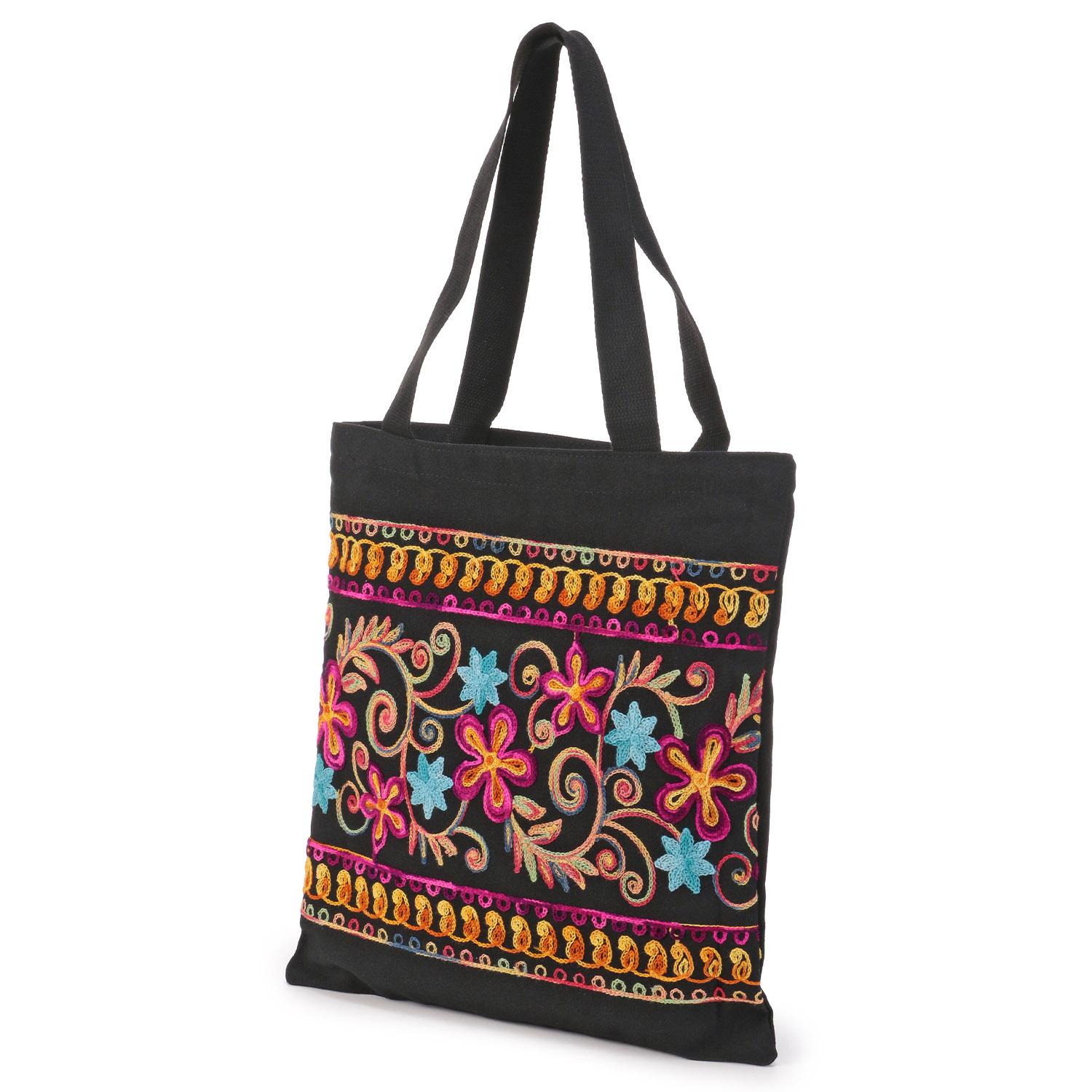 Embroidered Tote Bag