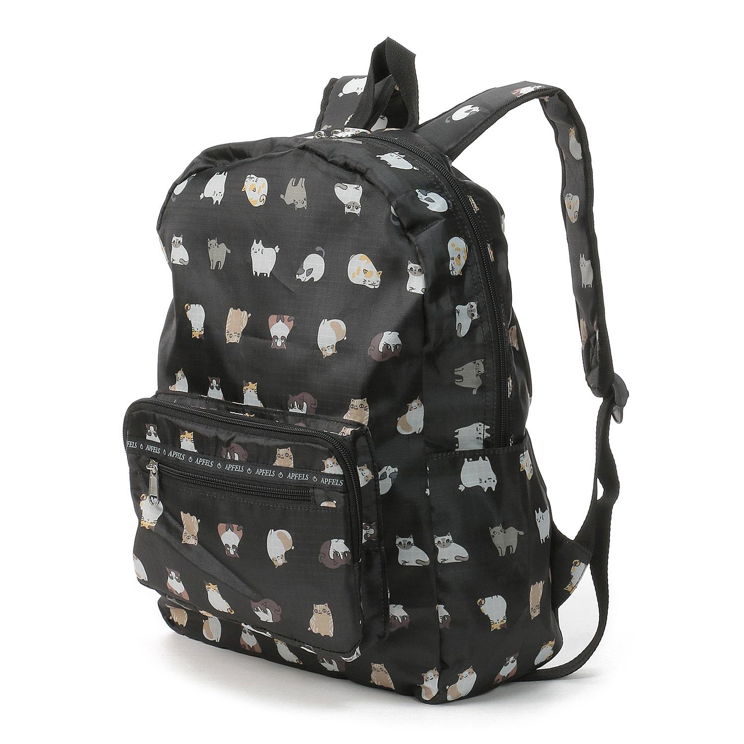 Meeting Cat Compact Backpack
