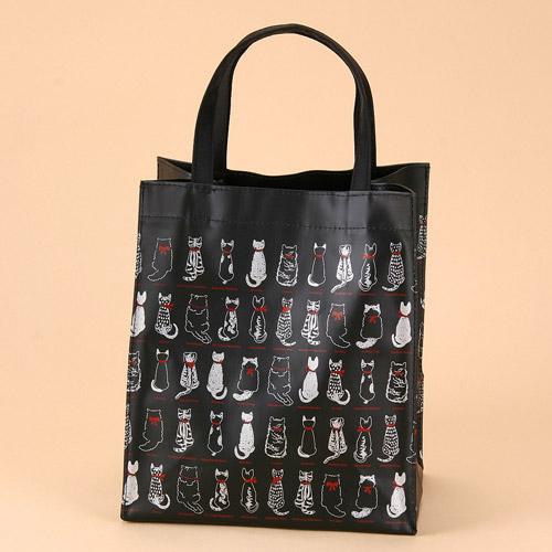 Cat Back View Side Bag S - Black