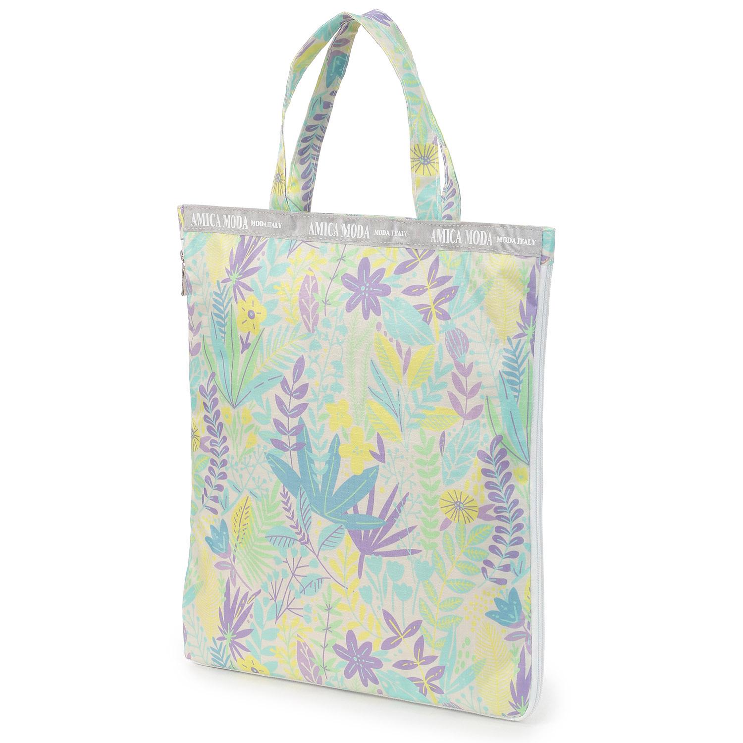 Pellade Pattern A4 Expandable Vertical Bag - Light Gray