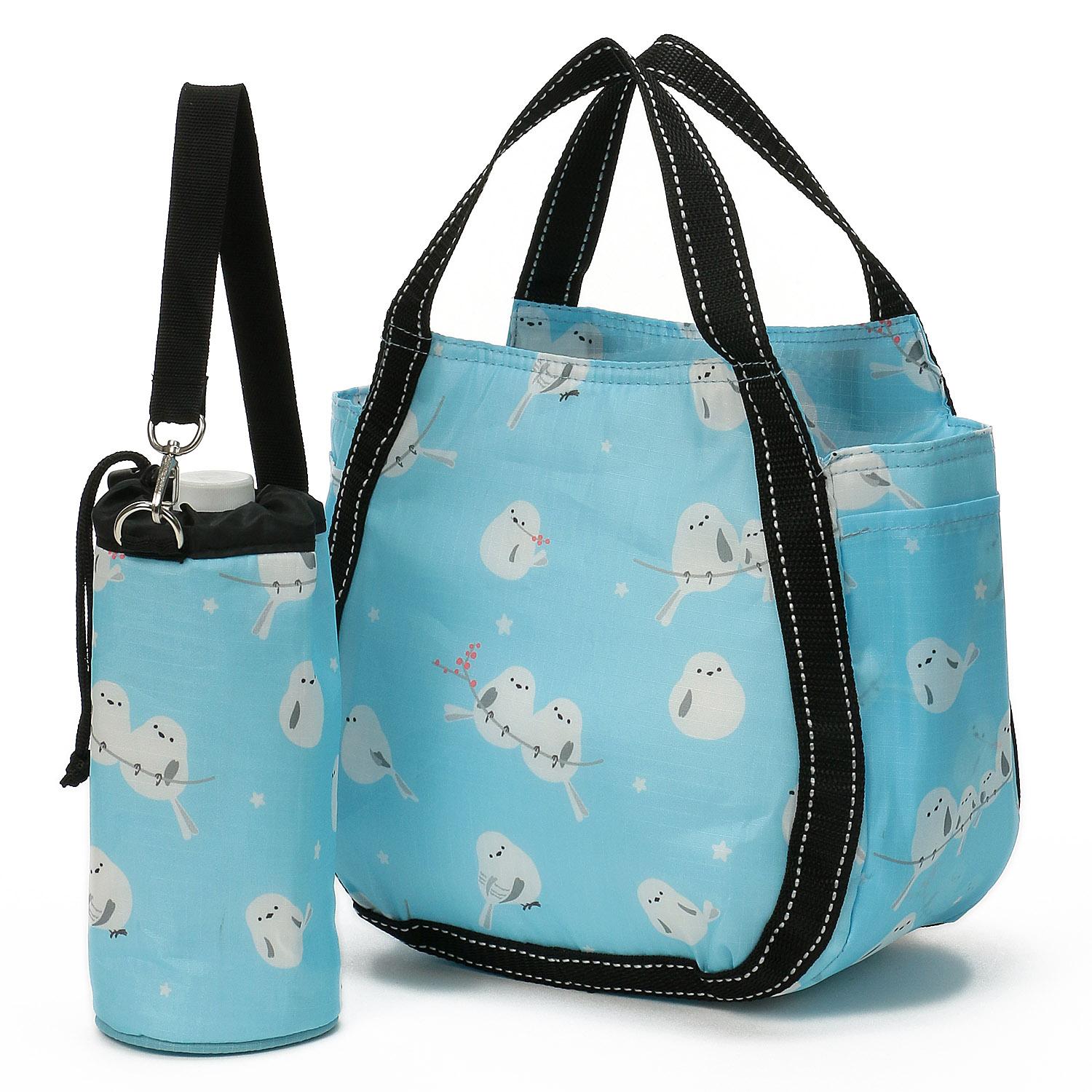 Insulated Long-tailed Tit Balloon Small - Light Blue