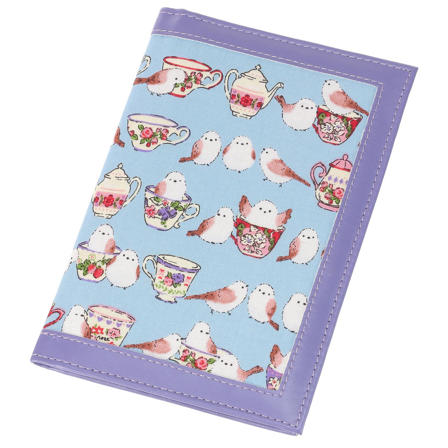 Long-tailed Tit & Teacup Insurance Card Holder