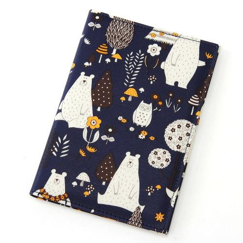 Forest Animal Print Health Insurance Card & Medication Record Case