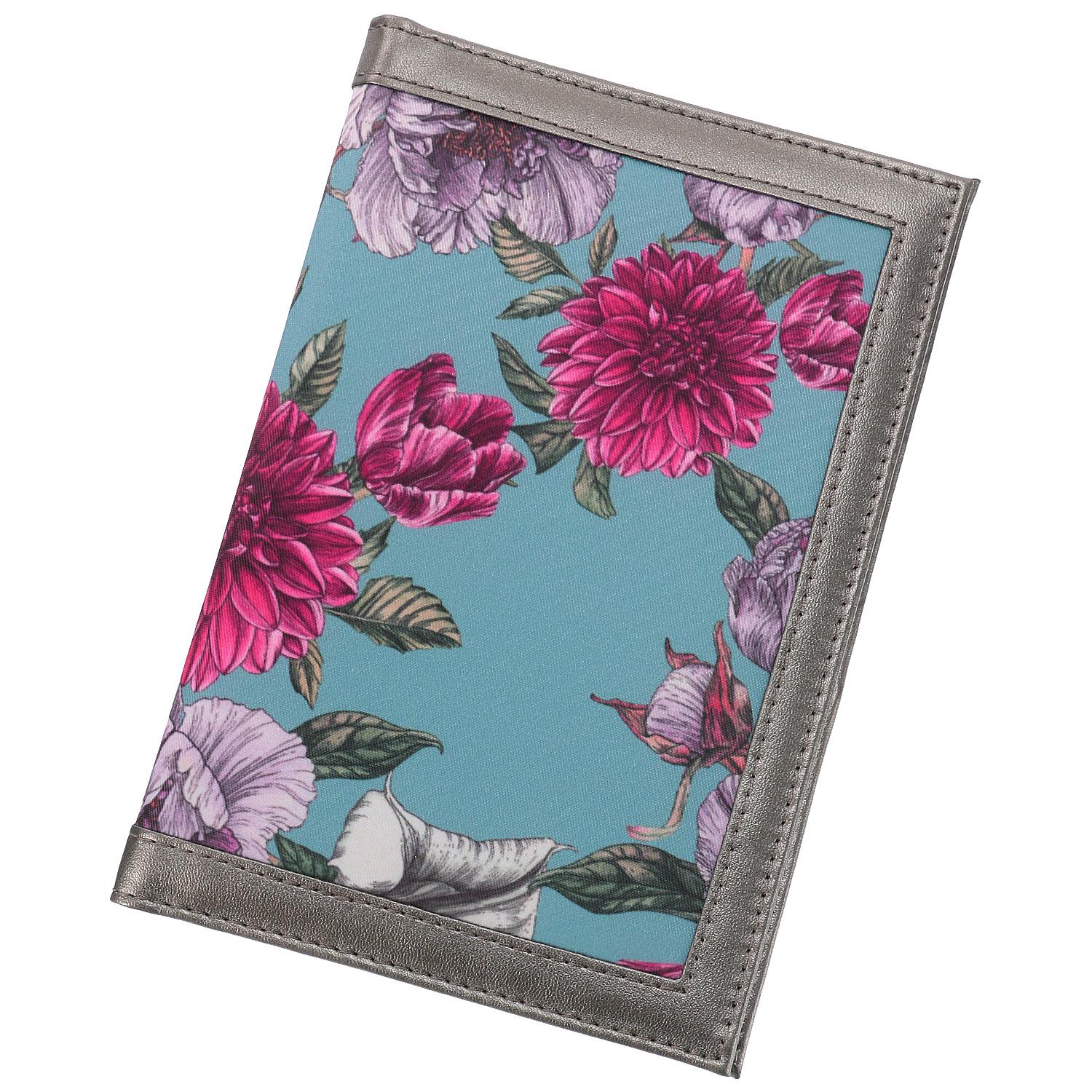 Peony & Flower Health Insurance Card & Medication Record Case
