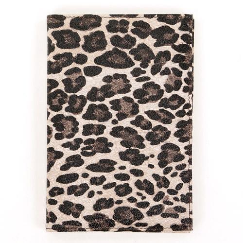 Leopard Print Health Insurance Card & Medication Record Case