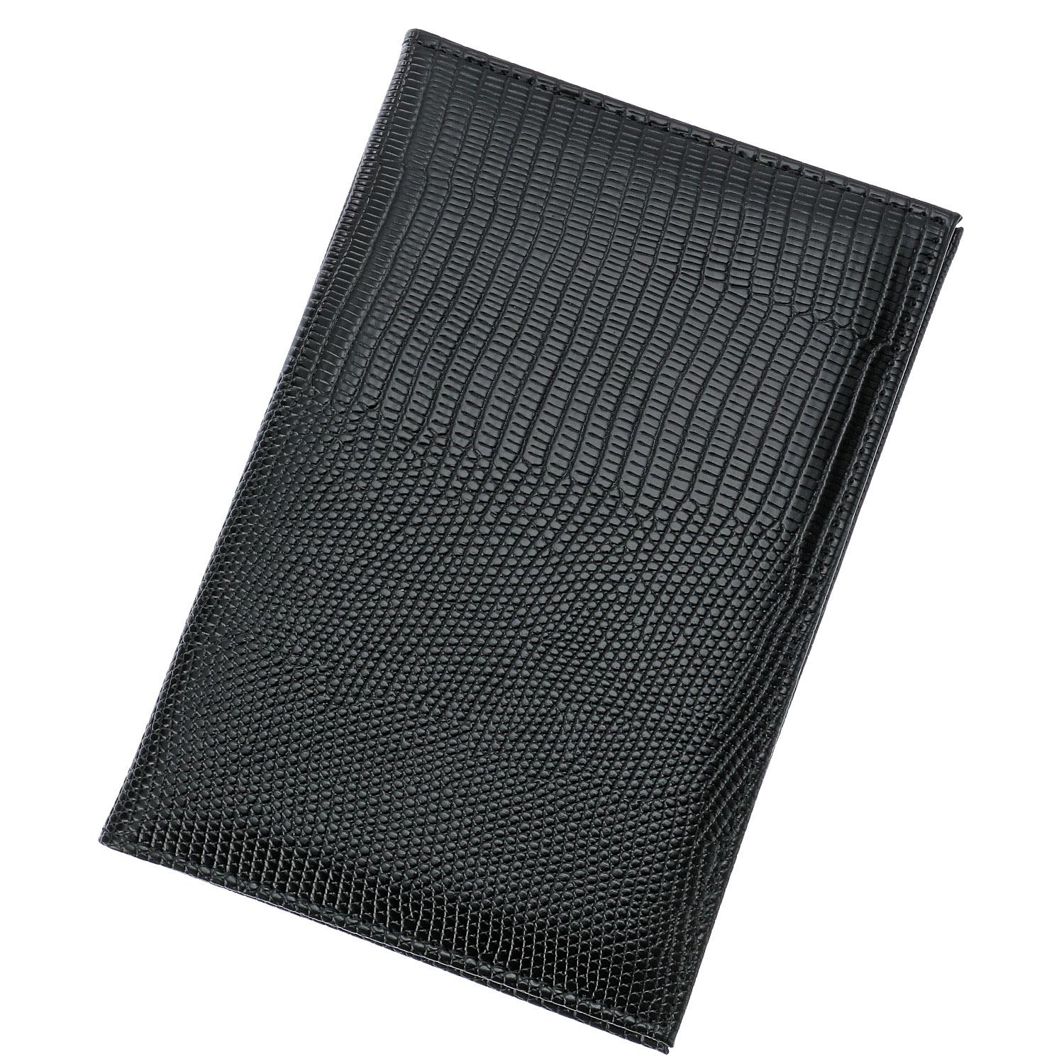 Lizard-embossed insurance card holder