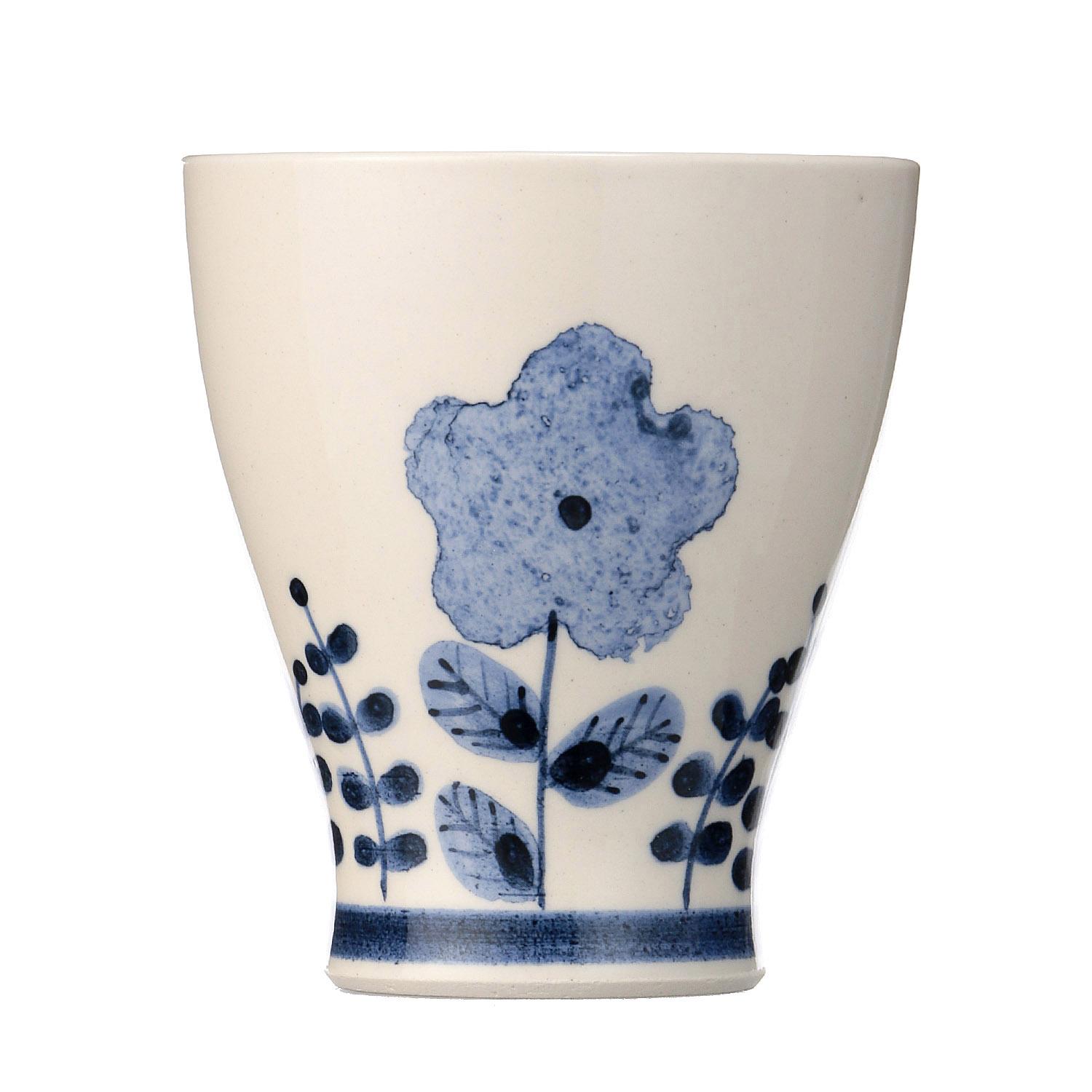 Tachibana Rice Bowl Teacup 03 Teacup Blue