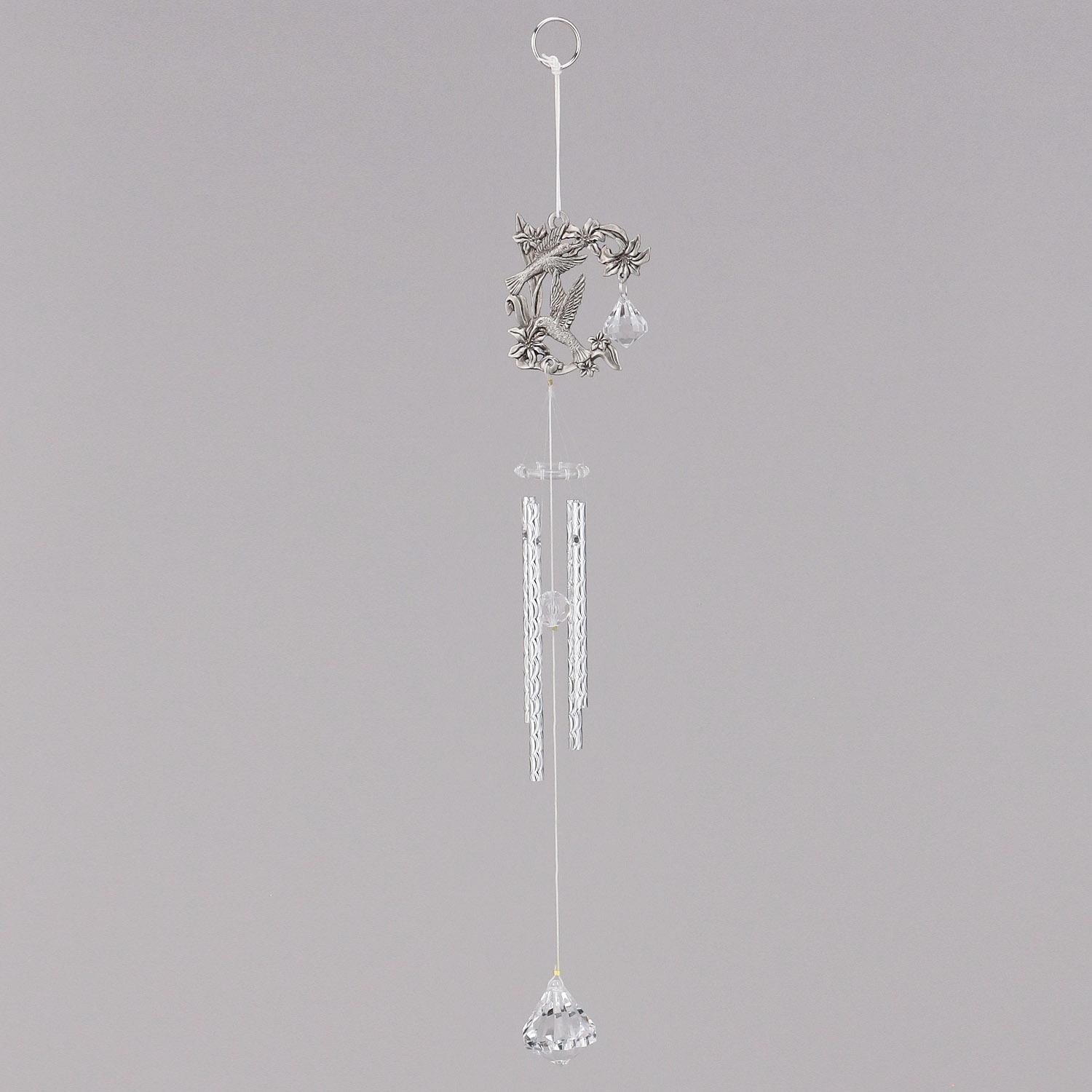 Wind Chime, Pewter, Two Birds