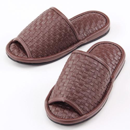 Braided Leather Gentleman's Slippers